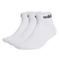 Adidas Linear Cushioned Ankle Socken 3 Paar - weiß