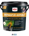 MEM Reparatur-Asphalt Asphaltgemisch zur Schlaglochfüllung, 10 kg Eimer /#882064