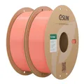 eSUN PLA Filament 1.75mm, PLA Basic 3D Drucker Filament Maßgenauigkeit +/- 0.03mm, 1KG pro Spule, 2 Spulen 3D Druck 3D Filament, Rosa-2KG