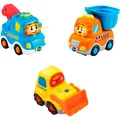 Vtech Spielfahrzeug Tut Tut Baby Flitzer - 3er Set Baustellenfahrzeuge