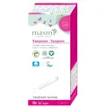 Masmi, Bio-Tampons mit Applikator, 100 % Bio-Baumwolle, LEICHT, 18 Stück.