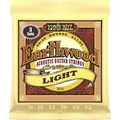 Ernie Ball 3004 Saiten für Gitarre Light erthwood Packung 3-Pack