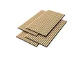 neu.holz 3D Wandpaneel, (Set, 4-tlg) »Vang« Akustik Wandpaneel im 4er Set Eiche