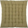 Sitzkissen PAD "LEDA", grün, B:40cm L:40cm, Baumwolle, Dekokissen_Sitzkissen_Kissenhüllen, Made in Europe, 1 Stück