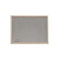Zeller Pinnwand 60,0 x 40,0 cm Leinen grau