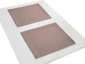 Wirth Platzset "TORBOLE" Gr. 1, rot (apricot), B/L: 40cm x 35cm, 2 Stk., Baumwolle Polyester, eckig