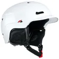 F2 Herren Snowboard Helm Helmet - Random  M Weiss