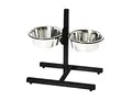 Nobby 72833 Hundenapfständer. inklusiv 2 Näpfen 2 x 2.80 ltr. Ø25 cm