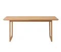 Dehner Gartentisch Port-au-Prince, 180 x 77 x 90 cm, FSC®-zertifiziertes Teakholz, braun, moderner und massiver Holztisch mit bis zu 6 Sitzplätzen