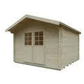 Kiehn-Holz Gartenhaus KH 28-011 Natur Unbehandelt 300 cm x 300 cm