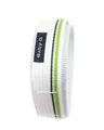 Casio Uhrenarmband 20mm Textil Klett Durchzugsband Weiss/Grün BG-3003V