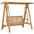 vidaXL Hollywoodschaukel 174 cm Massivholz Teak
