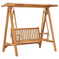 Teak Hollywoodschaukel 174cm Gartenschaukel Schaukelbank Schaukel vidaXL