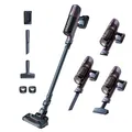 Rowenta X-Pert 6.60 Essential Akkustaubsauger, 100 W Leistung, 45 Min Laufzeit, kabellos & beutellos, LED-Bürstenkopf, herausnehmbarer Akku, inkl. Fugendüse und Wandhalterung, violett/schwarz, RH6838