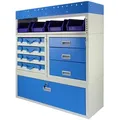 Monstershop Fahrzeugeinrichtung, Blau, Metall, 101.6x117.8x36 cm, Freizeit, Heimwerken, Werkstatt