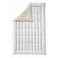 Billerbeck Ganzjahresdecke Cosidorm Uno, Creme, Textil, Naturmaterialien, 135x200 cm, feuchtigkeitsregulierend, weich und anschmiegsam, Schlaftextilien, Bettdecken, 4 Jahreszeiten Bettdecken