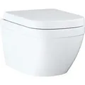 Euro Ceramic - Wandklosett Mit Wc-sitz Softclose, Rimless, Alpinweiß 39554000 - Grohe