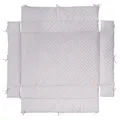 Roba Kids Universal Laufgittereinlage 75x100 - 100x100 cm Style Silbergrau TOP