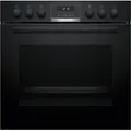 Bosch HEB517BB3, Serie 6, Einbau-Herd, 60 x 60 cm, Schwarz - Schwarz