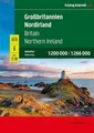 Großbritannien - Nordirland, Autoatlas 1:200.000 - 1:266.000, freytag & berndt: Straßenatlas mit Spiralbindung, Camping- und Stellplätze, Freizeitinfos (freytag & berndt Autoatlanten)