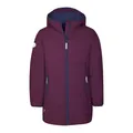 Trollkids Girls Stavanger Coat 140, Plum/Navy