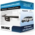 Für Citroen C4 Picasso 01.2013-jetzt BRINK Anhängerkupplung abnehmbar neu