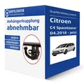 Brink Anhängerkupplung abnehmbar für CITROEN C4 Spacetourer Typ 3D AHK