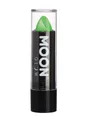 Smiffys Lippenstift Moon Glow Neon UV Glitzer Lippenstift grün, Glitzernder Neon-Lippenstift für einen aufregenden Look zu Fasching o