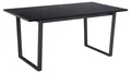 Amble Esstisch schwarz Marmor Print. 160 x 74 x 90 cm Melamin Marmor Farbe