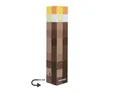 Minecraft LED Tischlampe Fackel Leuchte mit Wandhalterung mit Li-Ionen Akku