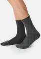Socken Unisex 3er Set Baumwolle atmungsaktiv ohne Gummi, Schwarz