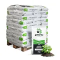 GALAMIO - Hochbeeterde und Gemüseerde – organisch gedüngte Pflanzerde und Gartenerde mit Kompost für Hochbeet, Kräuter und Gemüsepflanzen – 70 l pro Sack – 30 Säcke auf Palette