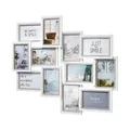 Bilderrahmen Bildercollage Fotorahmen Collage BIG für 12 Bilder - white grey