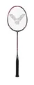 Victor Badmintonschläger Ultramate 8 (kopflastig, mittel) schwarz/violett - besaitet -, Gewichtsklasse: 4U/G3