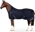 Equinate wasserdichte Regendecke Oakland mit Fleeceinnenfutter 125cm Navy