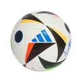 adidas Unisex Euro24 Pro Ballon, White/Black/Globlu, Size 5