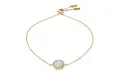 Fossil Armband Schmuck Geschenk Edelstahl JEWELRY, mit Glasstein - mit Perlmutt