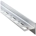 Dalsys Profil (Gefällekeil Dusche, Gefälleprofil 98cm, Höhe 12,5mm, Rechts Silber, 1-St), Duschprofil für begehbare Dusche, Edelstahl korrosionsbeständig silberfarben 98 cm x 1.25 cm