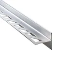 Dalsys Gefällekeil Dusche, Gefälleprofil 98cm, Höhe 12,5mm, Rechts Silber Duschprofil für begehbare Dusche, Edelstahl korrosionsbeständig
