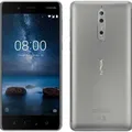Nokia 8 4G 64GB Dual Sim Stainless Steel - Silber
