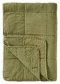 Ib Laursen Tagesdecke Ib Laursen - Decke Quilt Tagesdecke 180x130cm Vintage Herbal Grün