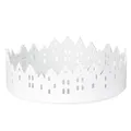 Räder Stadtschale 18,5 cm Schale Weiß Porzellan mit Relief 92144