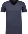 RAGMAN Herren 2 T-Shirt Doppelpack Bodyfit mit V-Ausschnitt Marine-070, L