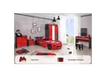 Kinderzimmer komplett Set Autobett Rio 5 teilig Rot