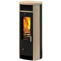 accente Kaminofen "Slimline", schwarz, Sandstein, 5 kW - beige