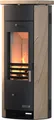 Accente Kaminofen Slimline Stahl sandstein schwarz 5 kW