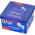 Q-tips Wattestäbchen Das Original, Papier, 7,5cm, Ø 4mm aus Baumwolle, 206 Stück