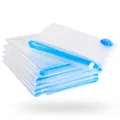 Die Vakuumbeutel für Kleidung und Bettdecken von figg (6er Set - 60x40cm*) - 6 Vakuumierbeutel inkl. 6 Etiketten - Staubsauger Vakuum Aufbewahrungsbeutel