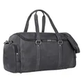 STILORD Myles Vintage Reisetasche Herren Leder Weekender zum Umhängen Overnight Duffle Bag Großes Reisegepäck XL echtes Rindsleder Farbe:Carbon - grau