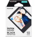 Fujifilm Sofortbildfilm Instax Square Black, 8,6 x 7,2cm, schwarz, 10 Blatt